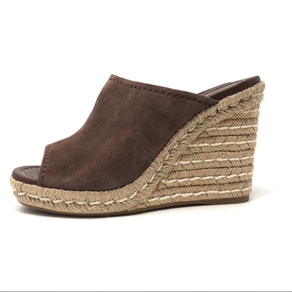 PRADA suede espadrille wedge mules, made in Italy, size 40.5 NWOT - Picture 4 of 16